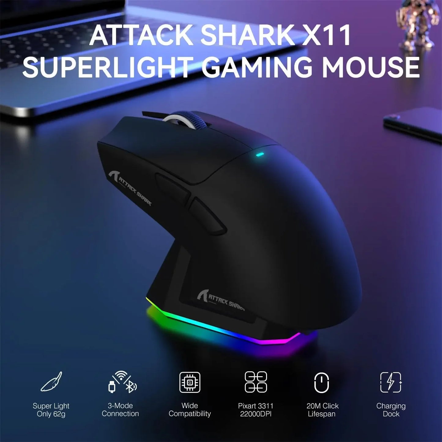 VentraForce Aim: ATTACK SHARK X11