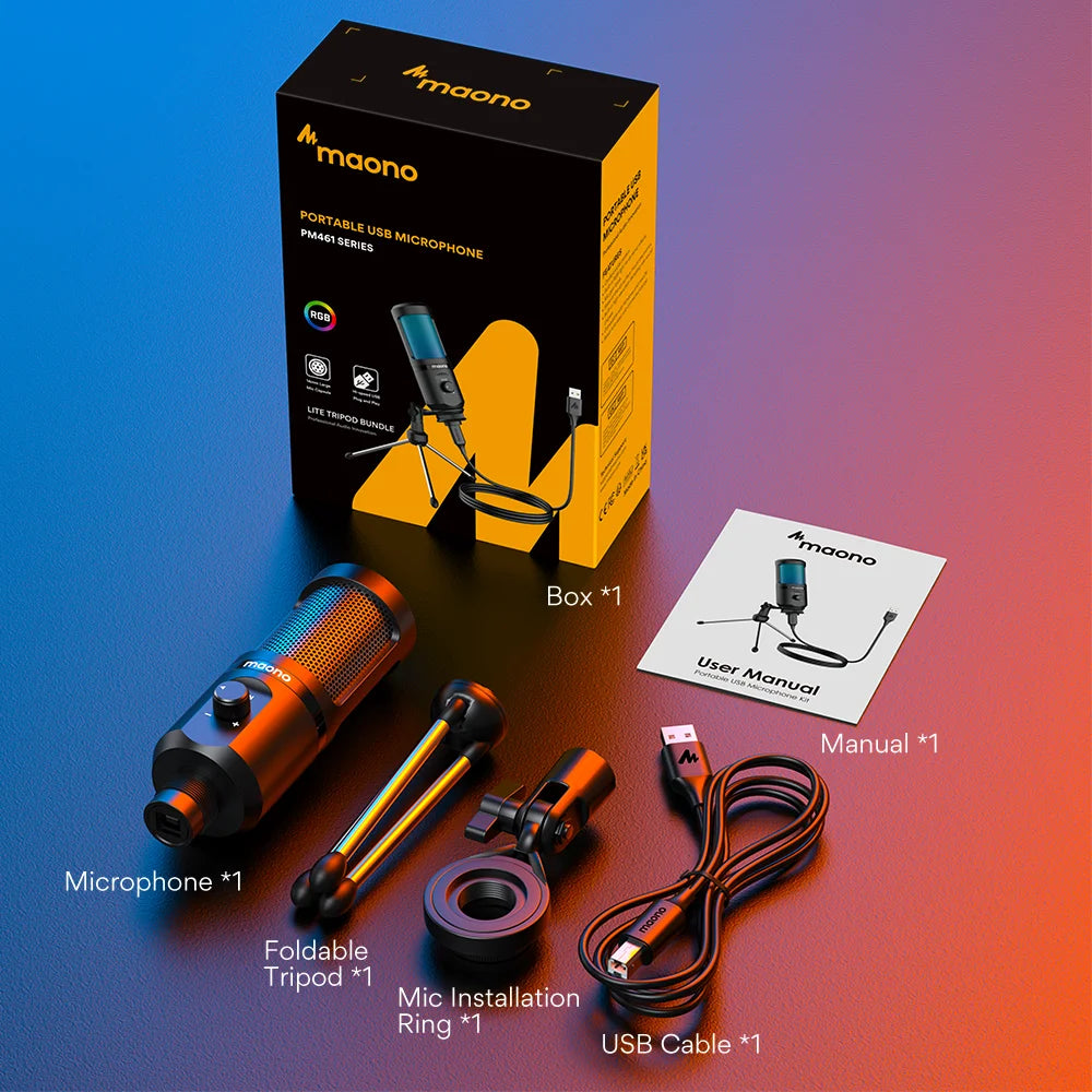 VentraForce MAONO RGB Mic