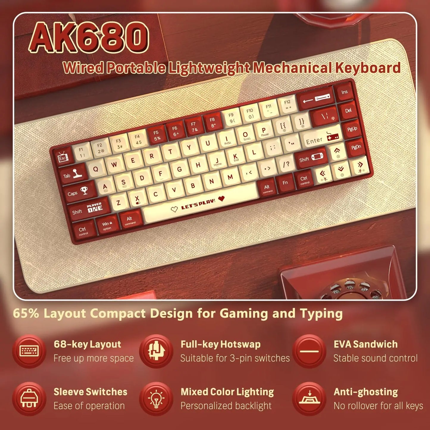 VentraForce Type: ATTACK SHARK AK680